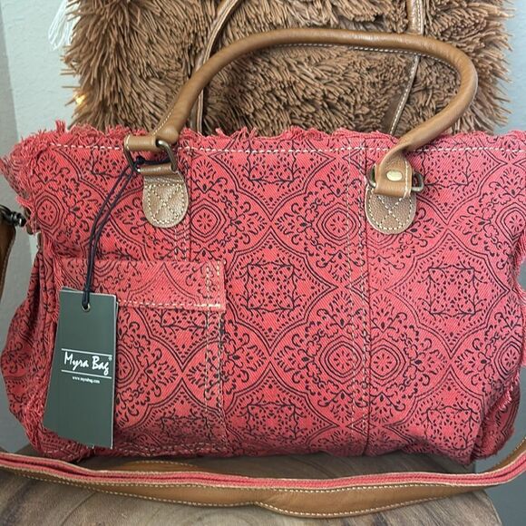 Myra Triple Fork Ranch Tote Bag - Picture 3 of 11